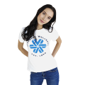 Siberian Wellness T-shirt for women (color: white, size: XS)