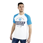 Siberian Super Team CLASSIC T-shirt for men (color: white, size: M) 106913
