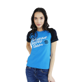 Siberian Super Team T-shirt for women (color: blue, size: M)