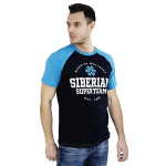 Футболка мужская Siberian Super Team CLASSIC (цвет: синий; размер: L) 106911