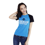 Siberian Super Team CLASSIC T-shirt for women (color: blue, size: M) 107008