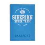 Обложка на паспорт Siberian Super Team (цвет: голубой) 107057