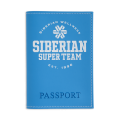 Passport cover  Siberian Super Team (color: light blue)