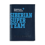 Обложка на паспорт Siberian Super Team (цвет: синий) 107058